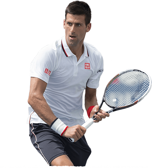 Novak Djokovic Png Picture (white, gray)