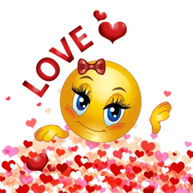 Love Emoji Png Pic (red, white, black)