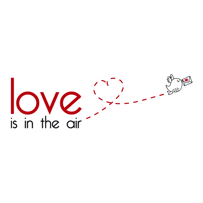 Love Is In The Air Vector Png Hd Isolated (maroon, black)