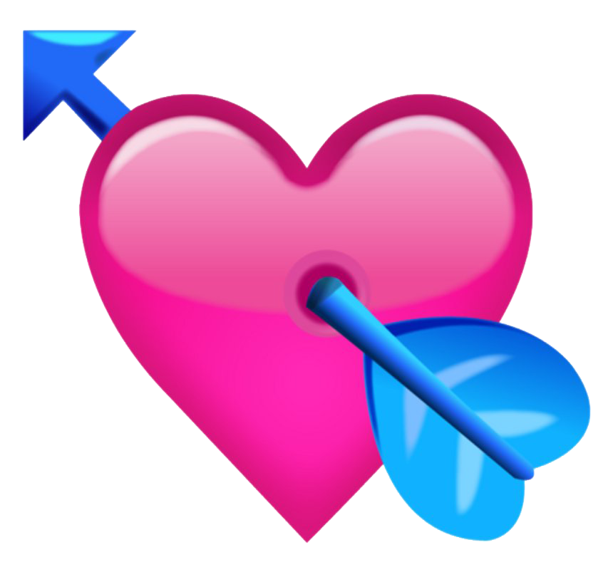 Love Pink Heart Emoji Png File (salmon, greenish blue, plum, white)