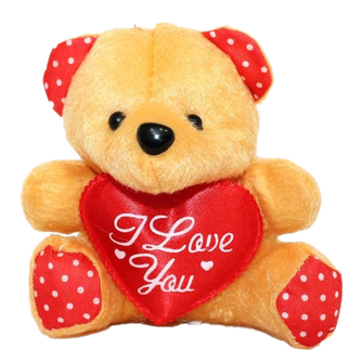 Love Teddy Bear Transparent Png (salmon, red, chocolate, pink, black)