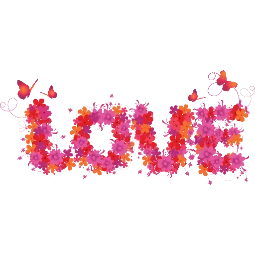 Love Text Png Photos (purple, pink, gray, black, salmon)