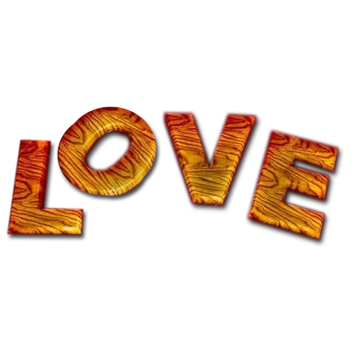 Love Text Png Transparent Image (black)