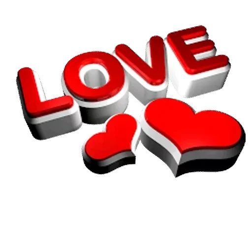 Love Word Text Png Clipart (red, gray, silver, black, white)