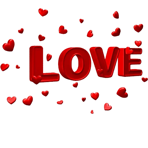 Love Word Text Png Pic (white)