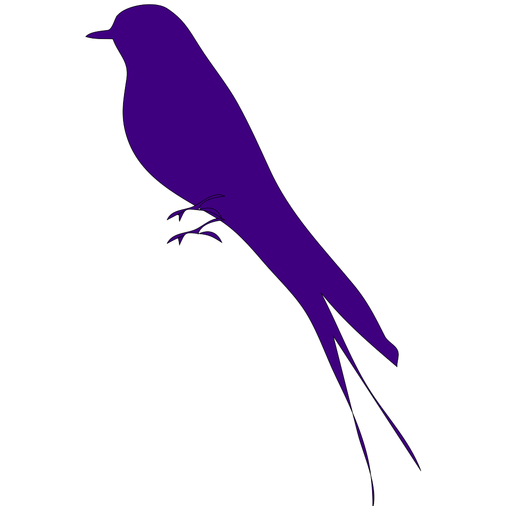 Lovebirds Png Clipart (indigo, black)