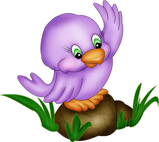 Lovebirds Png Pic (black, plum)