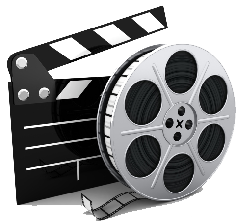 Movie Hollywood Png File (black, white, silver)