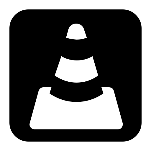 Movie Media Player Logo Vlc Icon Free Png Icon Download (gray, black, white)