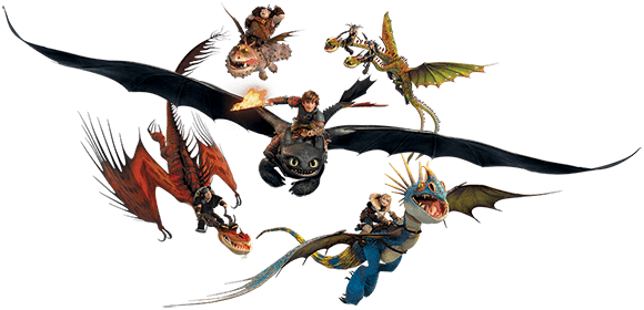 How To Train Your Dragon Png Isolated Hd (black)