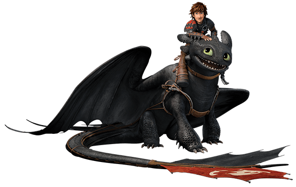 How To Train Your Dragon Transparent Png (black)