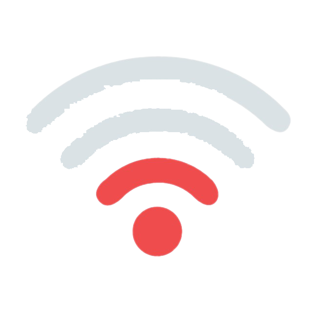 Low Wifi Signal Png Image (lavender, chocolate, white)