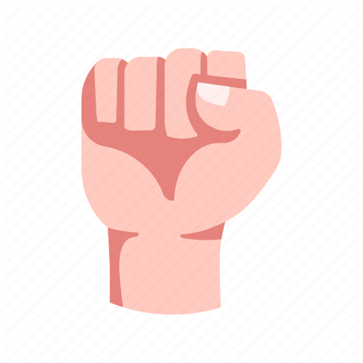 Power Hand Punch Png Clipart (indigo, pink, black)