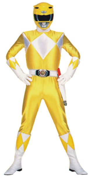 Power Rangers Transparent Background (gold, black)