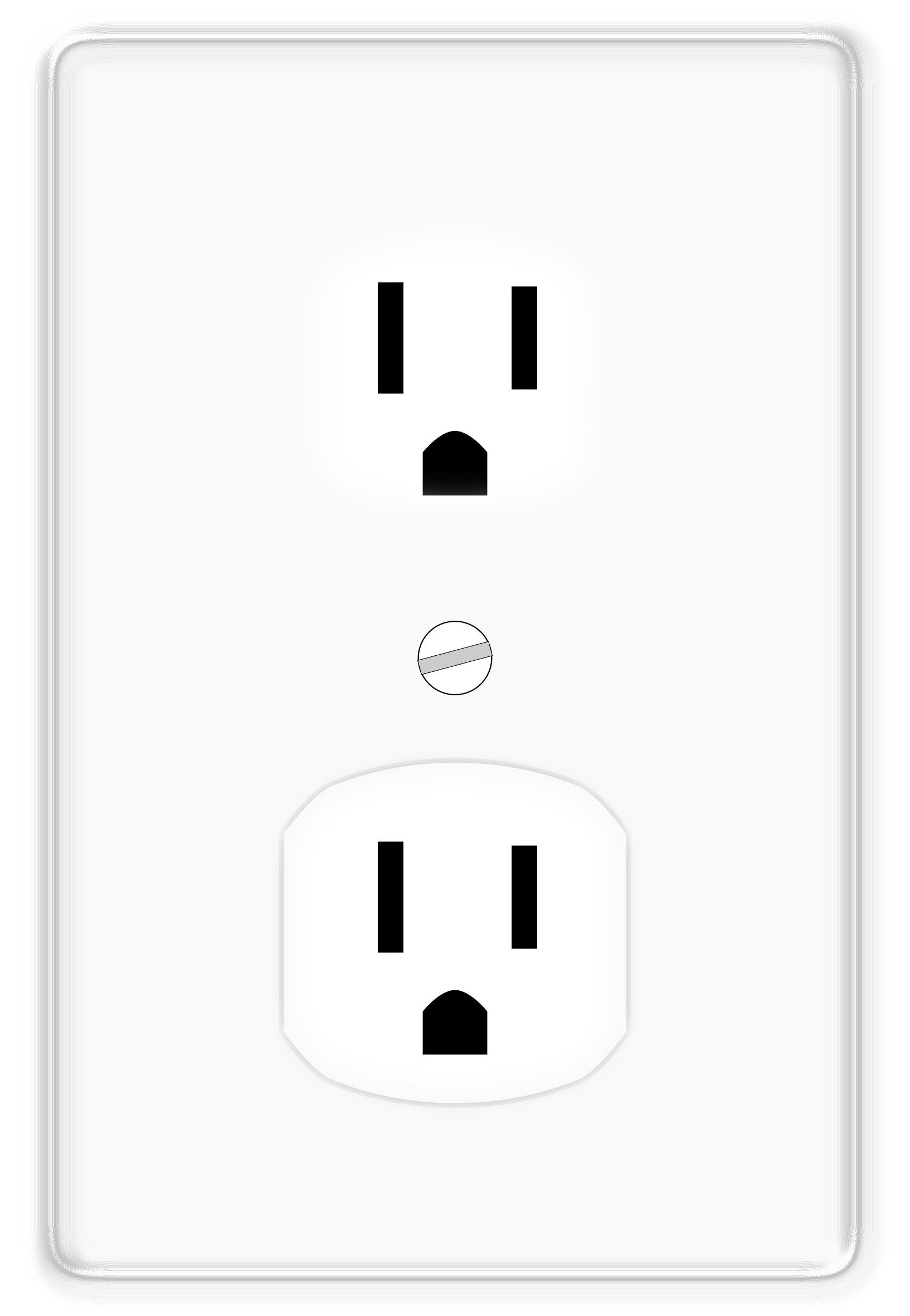 Power Socket Png File (silver, lavender, white)