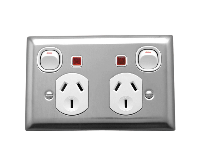 Power Socket Png Photo (silver, black, white)