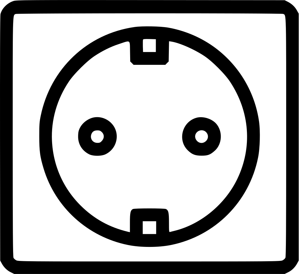 Power Socket Png Photos (silver, black, white)