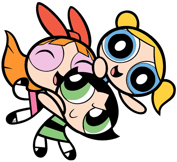 Powerpuff Girls Png Download Image (pink, chocolate, black, orange, white)