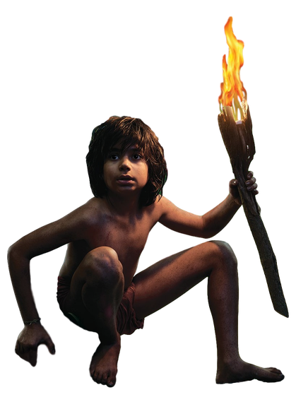 Mowgli Png Clipart (black)