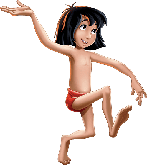 Mowgli Png Photos (black, gray, silver, white)