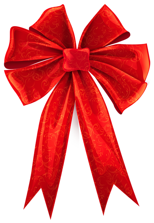 Bowknot No Background (black, red)