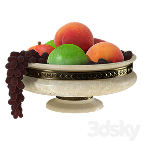 Bowl Of Fruit Png Isolated Pic (lavender, black)