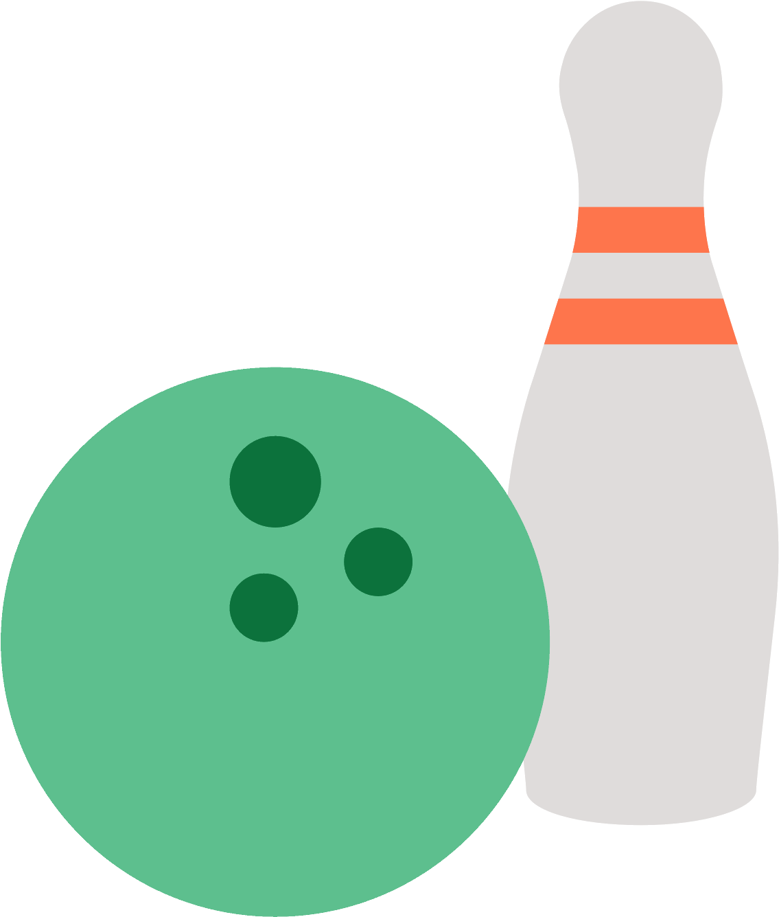 Bowling Ball Png Free Download (black, salmon, beige, green, gray)