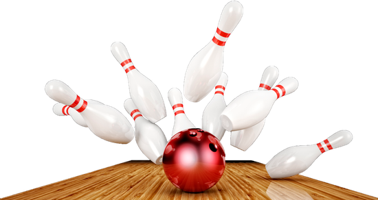 Bowling Strike Background Png (white, beige, black)