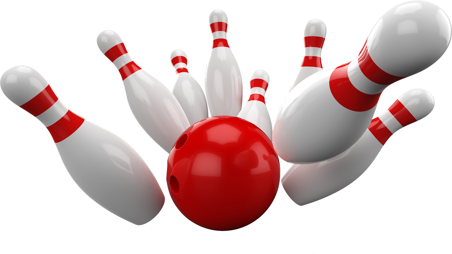 Bowling Strike Png File (black, gray)