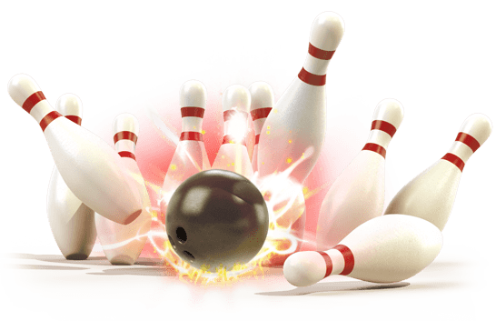 Bowling Strike Transparent Images Png (white, black, silver)