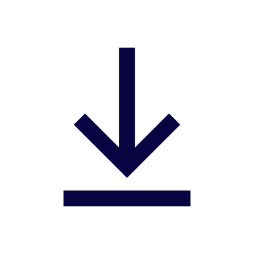 Down Line Free Transparent Png Icon Download (navy, black)