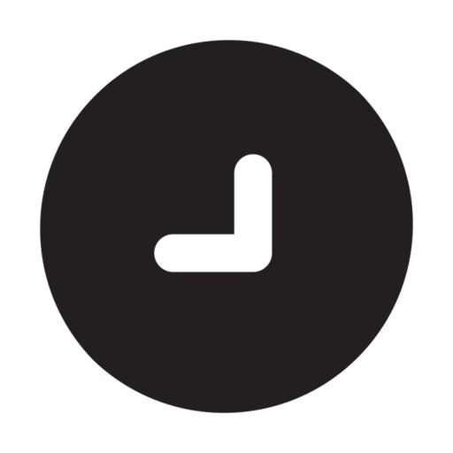 Down Right Circle Free Png Icon (black)