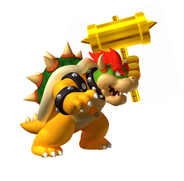 Bowser Png Clipart (orange, black, chocolate, yellow)