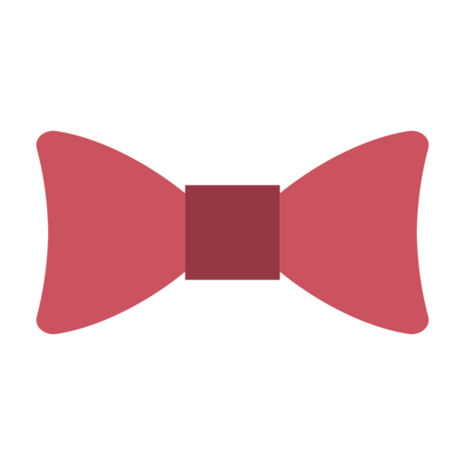 Bowtie Free Png Icon Download (maroon, salmon, purple, black, chocolate)