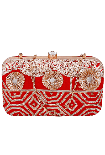 Box Clutch Png File (maroon, gray, red)