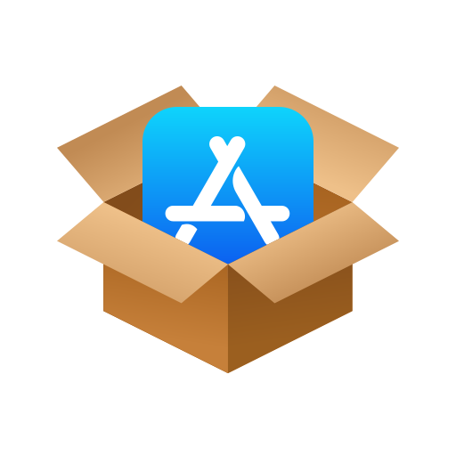 Box Appstore Icon Free Transparent Png Icon Download (greenish blue, salmon, black, white)