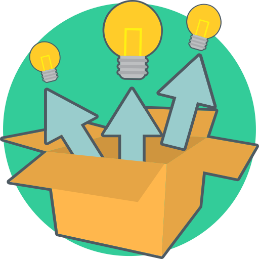 Box Creative Energy Idea Think Out Of The Box Free Png Icon Download (silver, salmon, black, teal, gold)