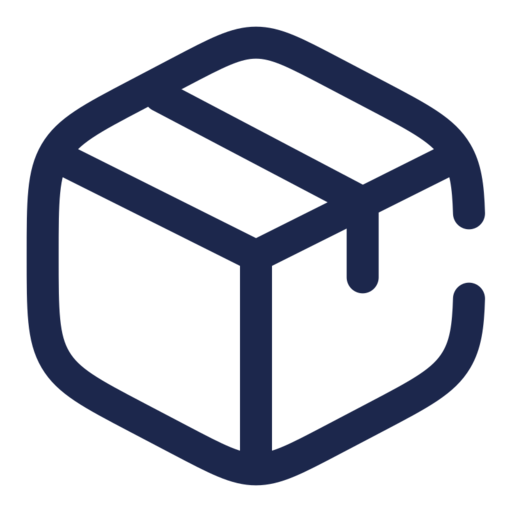 Box Free Transparent Png Icon Download (navy, black)