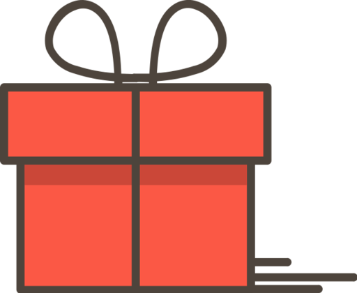 Box Gift Present Icon Free Transparent Png Icon Download (indigo, chocolate, black, salmon)