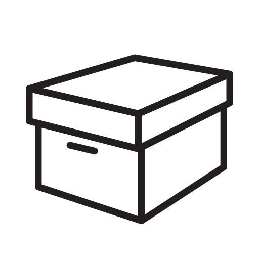 Box Icon Free Transparent Png Icon Download (black, white)