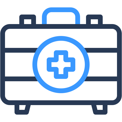 Box Medical Emergency Kit Aid First Hehcare Icon Free Transparent Png Icon Download (navy, greenish blue, black, indigo)