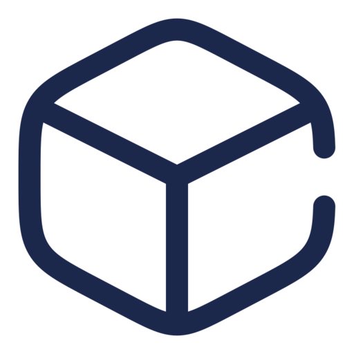 Box Minimalistic Free Png Icon Download (navy, black)