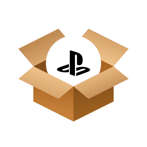 Box Playstation Icon Free Png Icon Download (salmon, black, white)