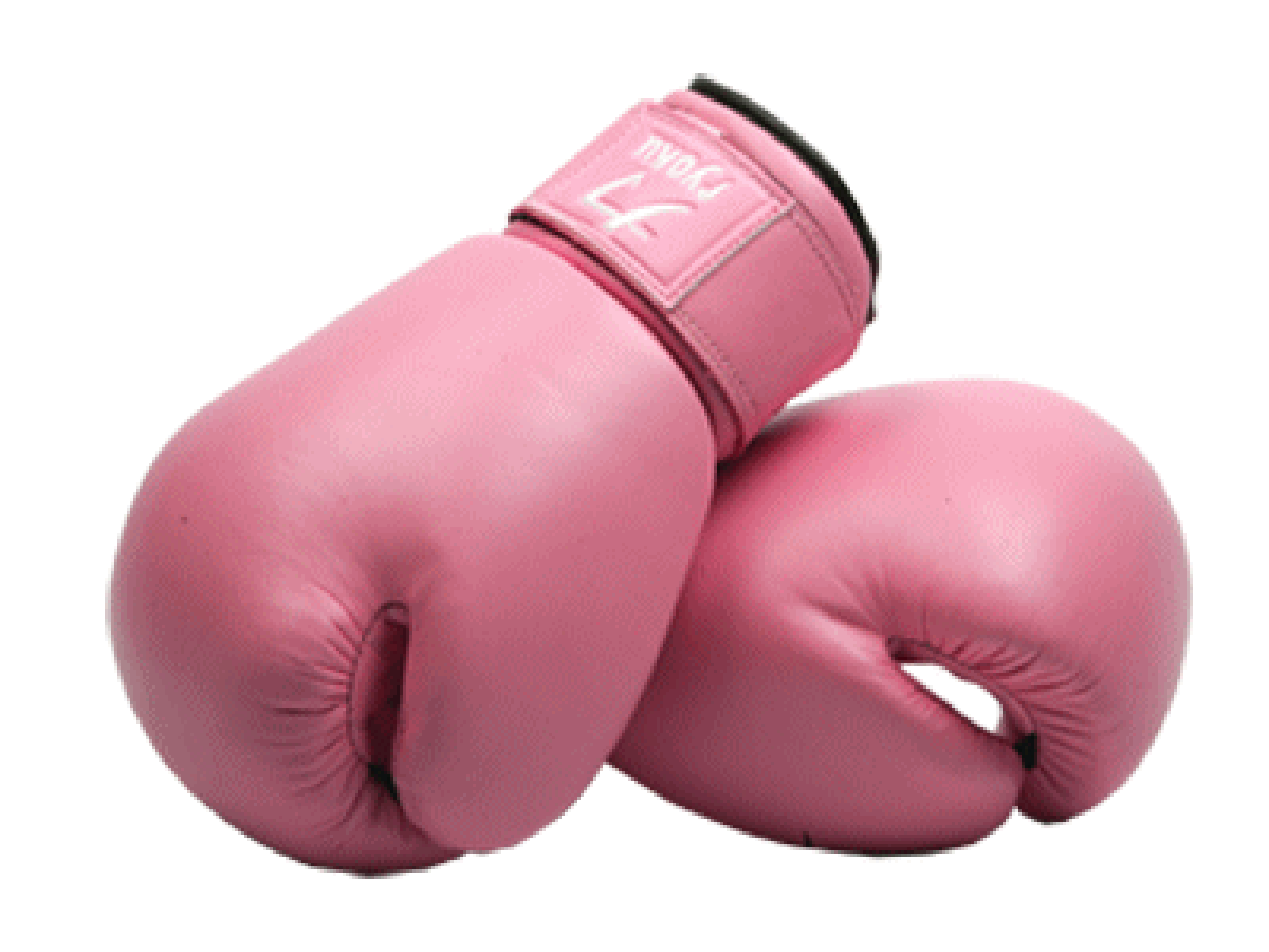 Boxing Glove Png Image (salmon, pink, white)