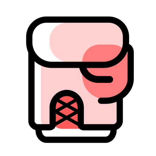 Boxing Free Png Icon Download (pink, beige, salmon, black, white)