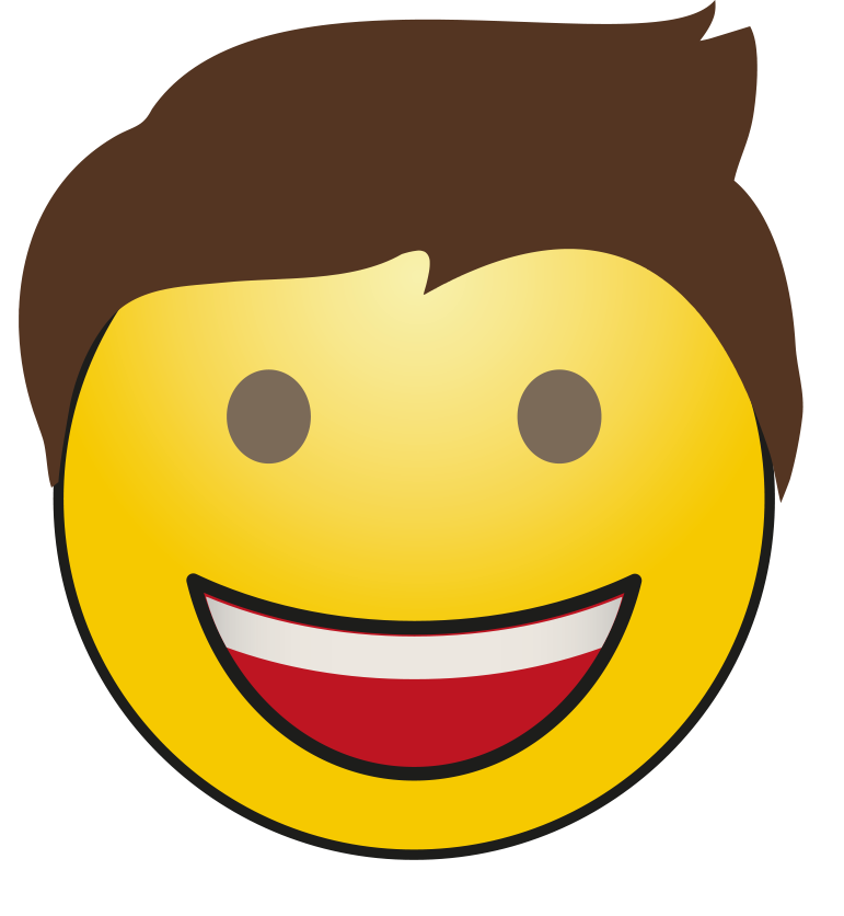 Boy Emoji Png File (maroon, black, gray, gold)