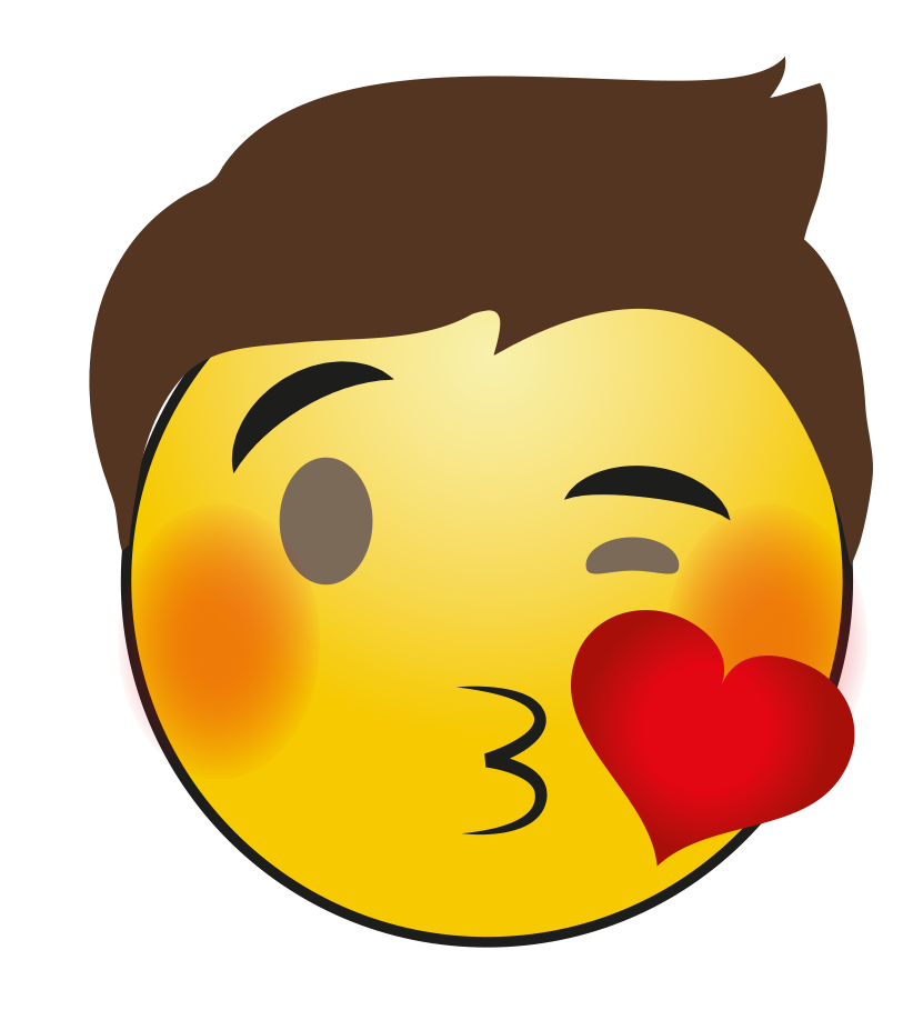 Boy Emoji Png Pic (black, gold, maroon, red, gray)