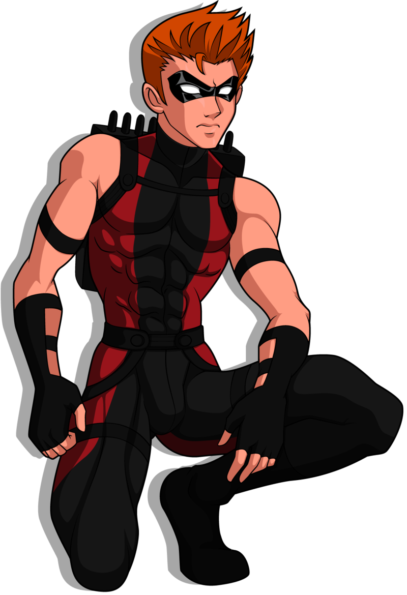 Roy Harper Png File (salmon, black)