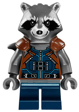 Toy Rocket Raccoon Png Clipart (navy, black, gray)