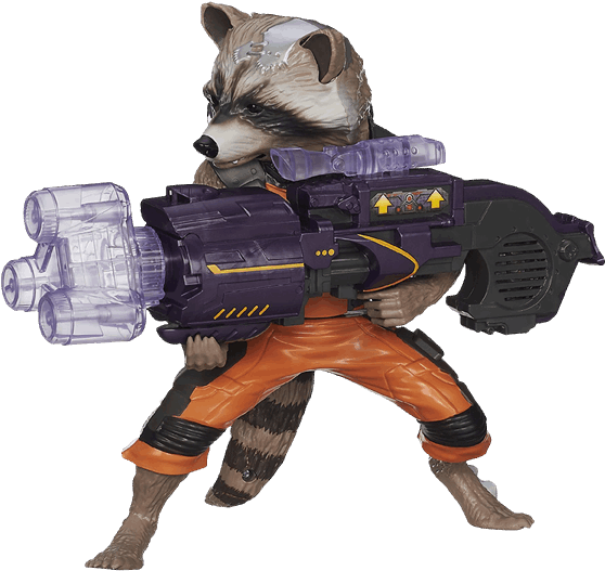 Toy Rocket Raccoon Png File (indigo, black)